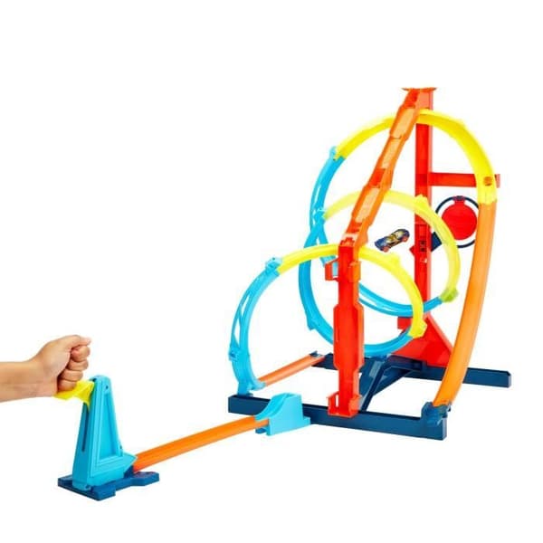 Hot Wheels - Infernal Spiral Box Set - Banbyggare - Flerfärgad - Från 6 år
