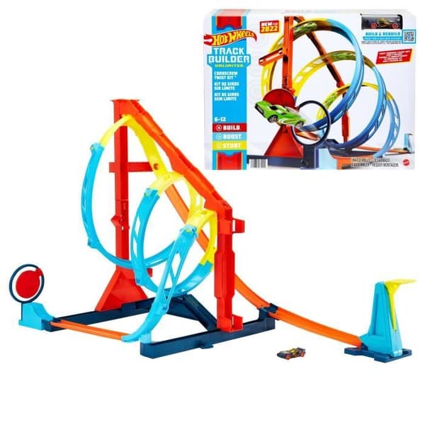 Hot Wheels - Infernal Spiral Box Set - Banbyggare - Flerfärgad - Från 6 år