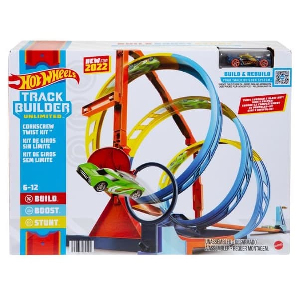 Hot Wheels - Infernal Spiral Box Set - Banbyggare - Flerfärgad - Från 6 år