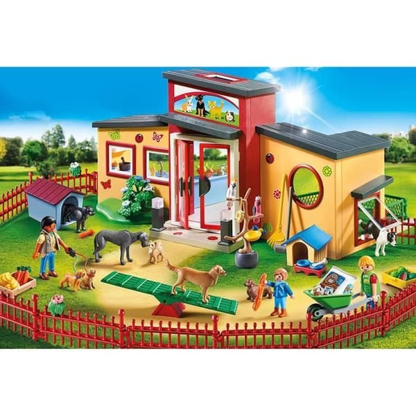 PLAYMOBIL 9275 - Stadsliv - Djurpensionat - 154 stycken - Blandat - Från 4 år