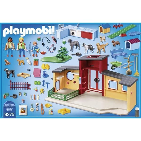PLAYMOBIL 9275 - Stadsliv - Djurpensionat - 154 stycken - Blandat - Från 4 år