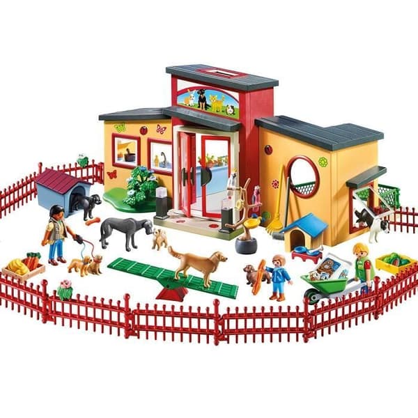 PLAYMOBIL 9275 - Stadsliv - Djurpensionat - 154 stycken - Blandat - Från 4 år