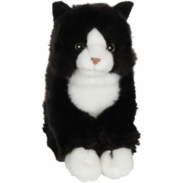 Mjukisleksak Gipsy Katt Svart/Vit