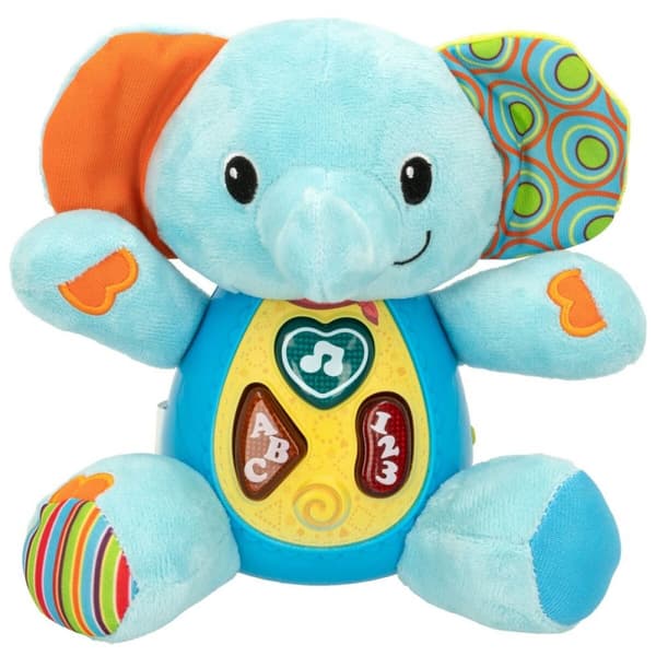Mjukdjur med ljud Winfun Elefant 17 x 17,5 x 10 cm (6 antal)