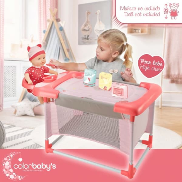 Puslebord til Dukker Colorbaby 3-i-1 68 x 32,5 x 34 cm 2 enheder