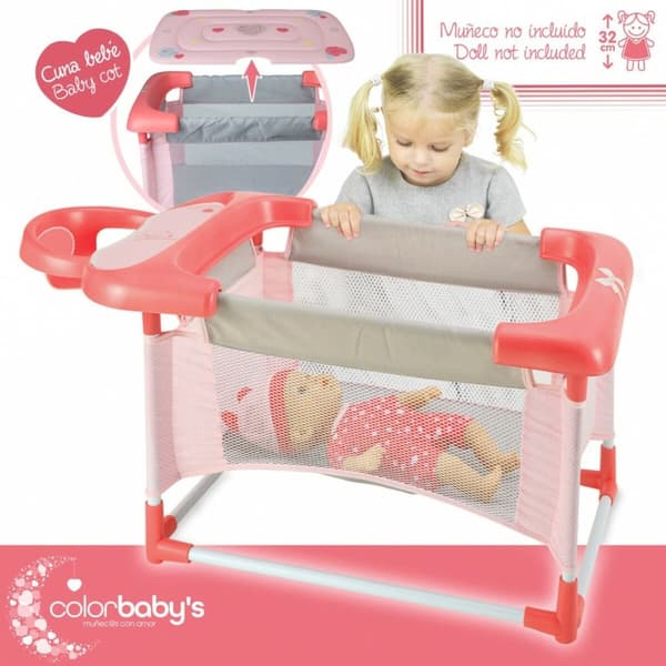 Puslebord til Dukker Colorbaby 3-i-1 68 x 32,5 x 34 cm 2 enheder
