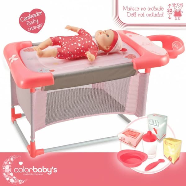 Puslebord til Dukker Colorbaby 3-i-1 68 x 32,5 x 34 cm 2 enheder