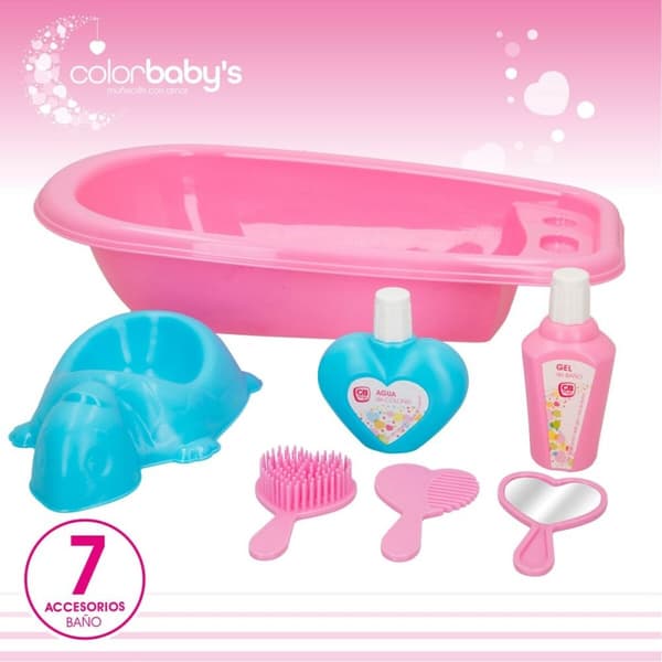 Nuketarvikkeet Colorbaby Vauvanukke 20 Kappaletta 39 x 9,5 x 21,5 cm 6 osaa