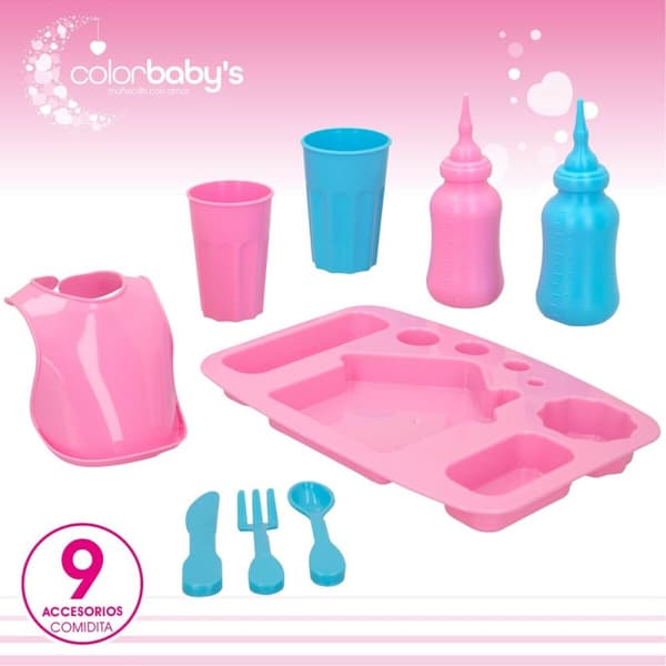 Nuketarvikkeet Colorbaby Vauvanukke 15 Kappaletta 20 x 2 x 15 cm 12 osaa