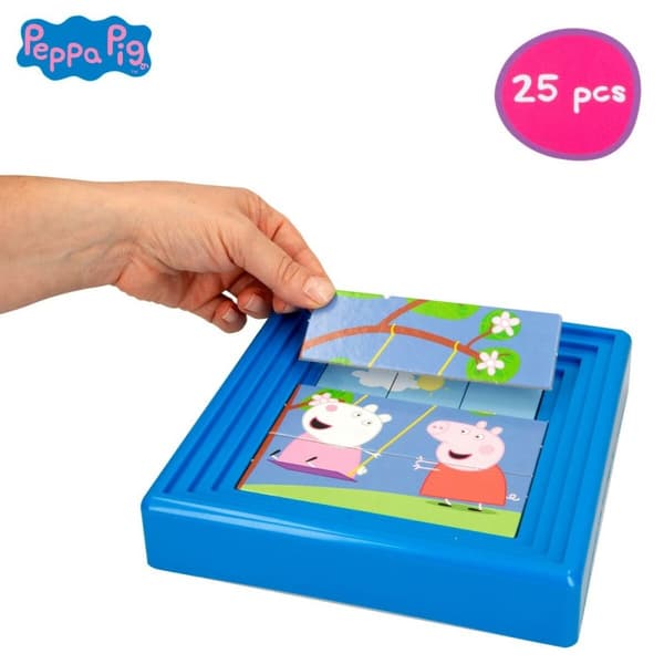 Børne Puslespil Peppa Pig 25 Dele 19 x 4 x 19 cm (6 enheder)