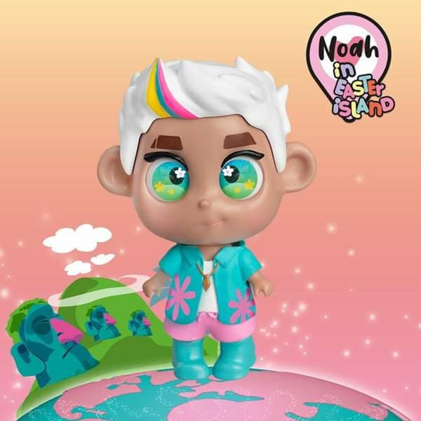 Baby Dukke Famosa Mini Trotties Emoji Eyes 12 cm Artikuleret