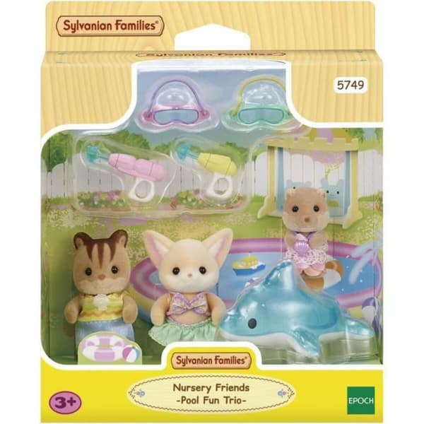 Tilbehør til dukkehus Sylvanian Families 5749 Nursery Friends Pool Fun trio