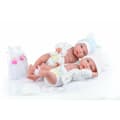 Miniatyrbillede 2 af 2: Baby dukke Marina & Pau Ane 45 cm