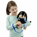 Miniatyrbild 8 av 8: Mjukisleksak Animagic Waggles on the go med ljud Brun