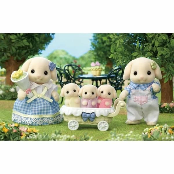 Tillbehör till dockhus Sylvanian Families 5735 Flora Rabbit family