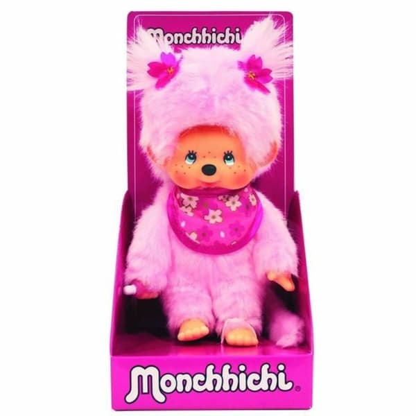 Bamse Bandai MONCHHICHI Pinky Rosa (1 Deler)