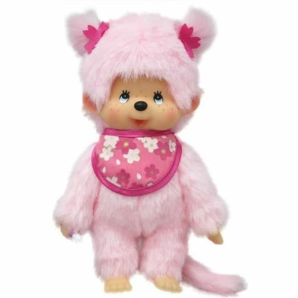 Bamse Bandai MONCHHICHI Pinky Rosa (1 Deler)