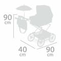 Miniatyrbilde 6 av 8: Barnevogn til Dukker Decuevas Verona 55 cm