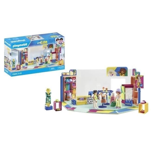 PLAYMOBIL 71534 Klädbutik, My Life Shopping, 76 stycken, från 4 år och uppåt
