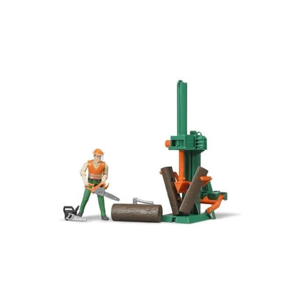 BRUDER - Bworld skogsset med figur - 10,7 cm