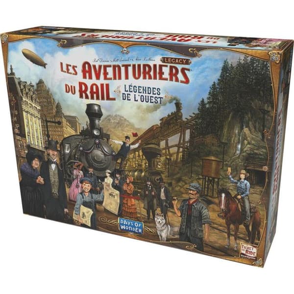 Les Aventuriers du Rail - Legacy - Brädspel