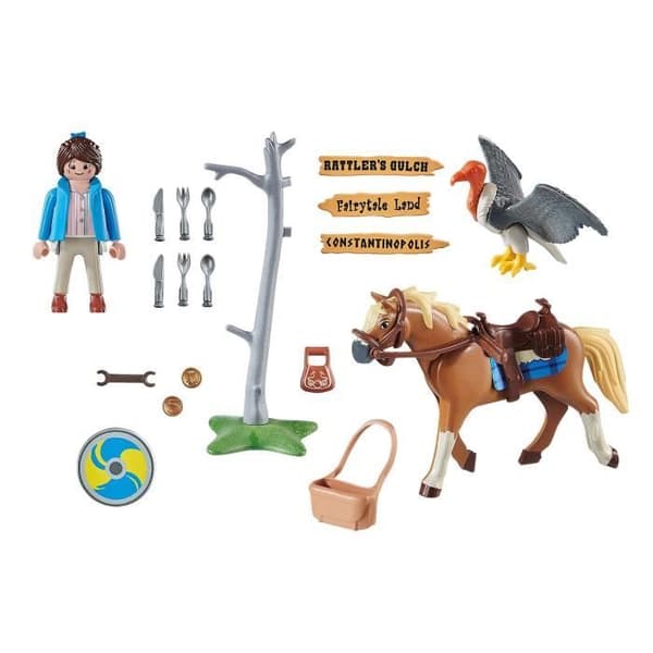 PLAYMOBIL - PLAYMOBIL THE MOVIE Marla med häst - Mixed - Från 4 år