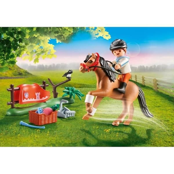 PLAYMOBIL - 70516 - Connemara ryttare och ponny - Country Collection - 22 stycken - Från 4 år