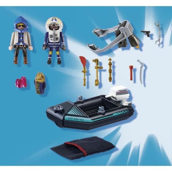 PLAYMOBIL 70782 Polis med Jetpack och kanot