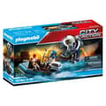 Miniatyrbild 1 av 7: PLAYMOBIL 70782 Polis med Jetpack och kanot