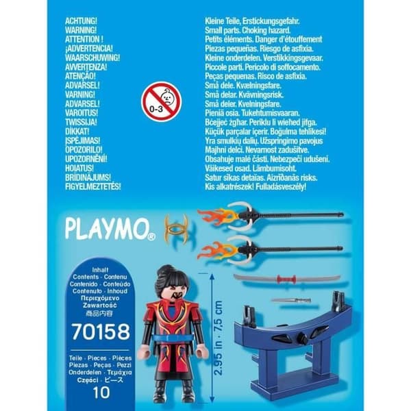 PLAYMOBIL - Knights - Special Plus - Asiatisk fighter - 10 stycken - Övrigt
