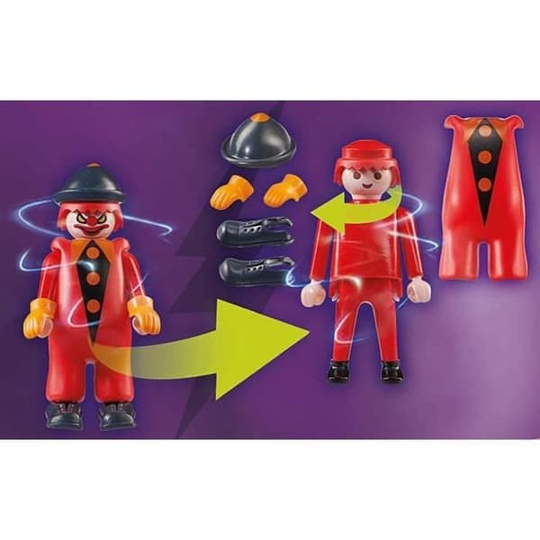 PLAYMOBIL - 70710 - SCOOBY-DOO! Clownspöke - Figurer med tillbehör