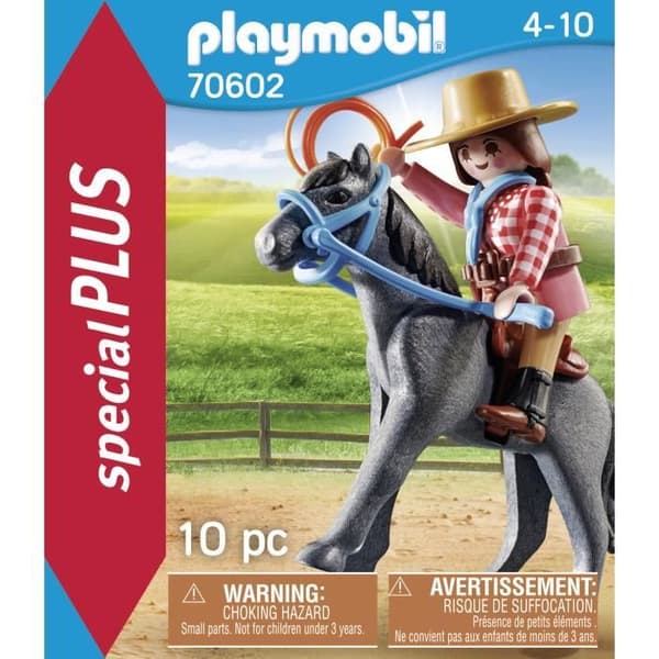 PLAYMOBIL - 70602 - Ryttare och häst - Tillbehör ingår