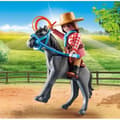 Miniatyrbild 2 av 4: PLAYMOBIL - 70602 - Ryttare och häst - Tillbehör ingår