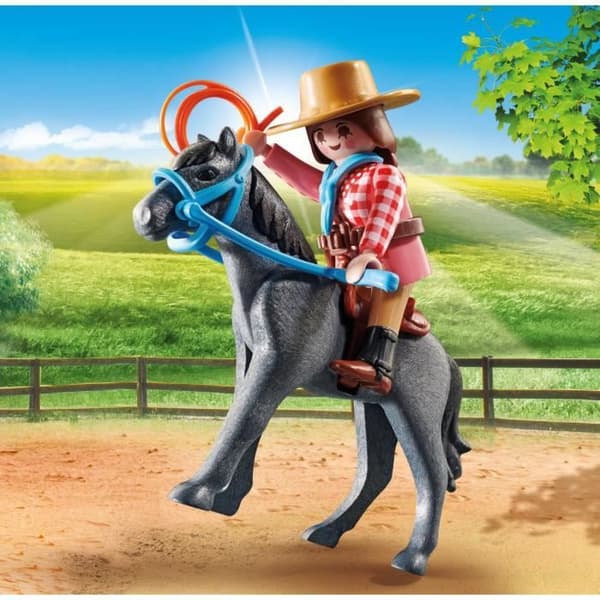 PLAYMOBIL - 70602 - Ryttare och häst - Tillbehör ingår