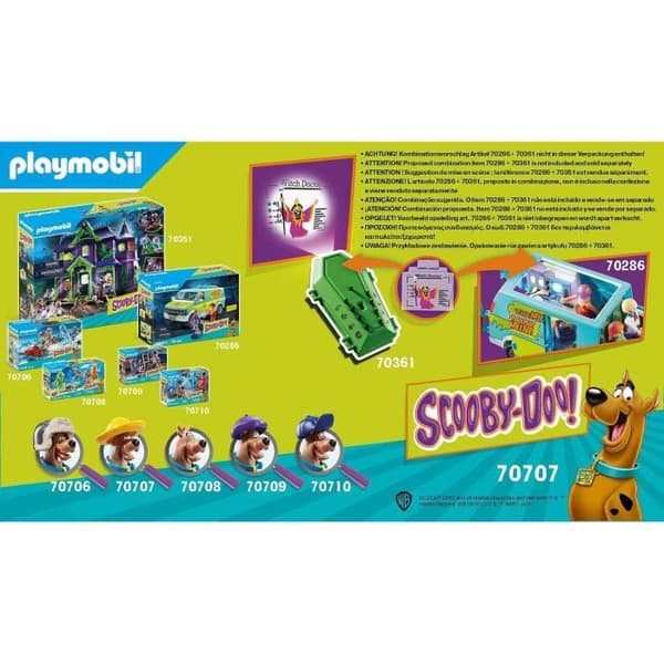 PLAYMOBIL - 70707 - SCOOBY-DOO med guiden