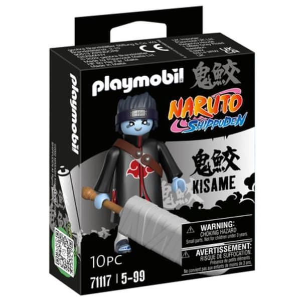 PLAYMOBIL - 71117 - Kisame - Naruto Shippuden - Figur med Samehada-svärd och sele - Ninja Manga-karaktär med tillbehör