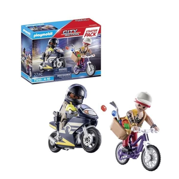 PLAYMOBIL 71255 Startpaket Agent och tjuv, City Action, poliser, från 4 år och uppåt