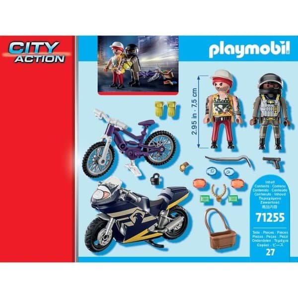 PLAYMOBIL 71255 Startpaket Agent och tjuv, City Action, poliser, från 4 år och uppåt