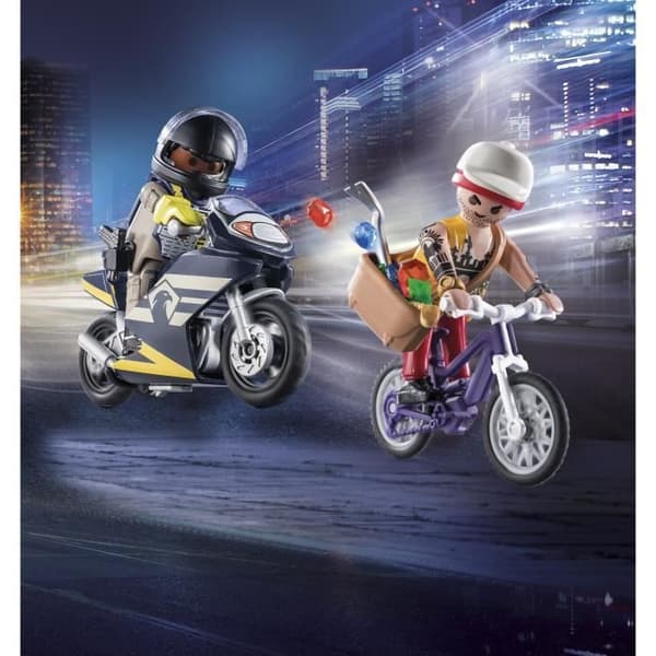 PLAYMOBIL 71255 Startpaket Agent och tjuv, City Action, poliser, från 4 år och uppåt