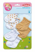 Miniatyrbild 1 av 3: Heless - 171 - Set med 3 par glitterstrumpor för 35-45 cm dockor, 10128277, One Size
