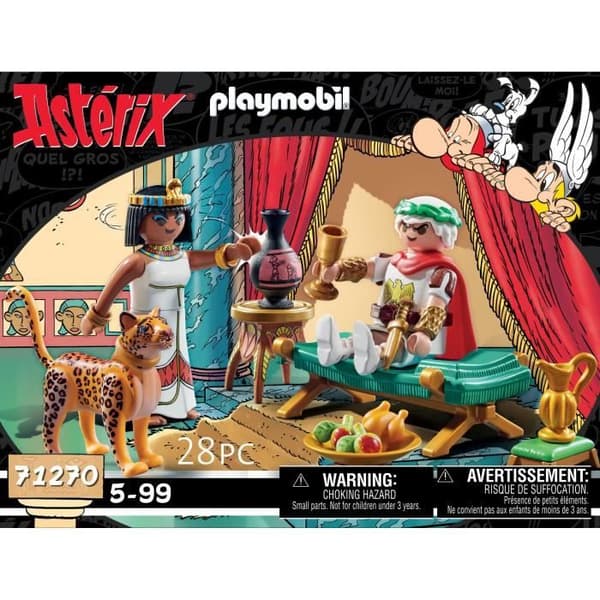 PLAYMOBIL 71270 Caesar och Cleopatra, Asterix, Karaktärer, Från 5 år