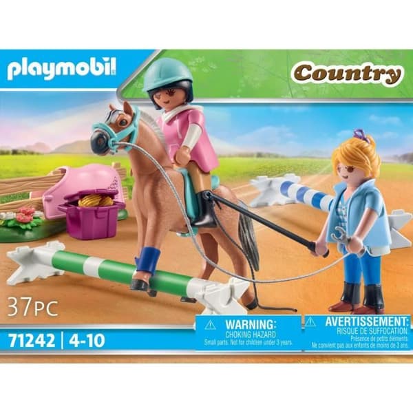 PLAYMOBIL - 71242 - Country - Ryttare och häst med instruktör