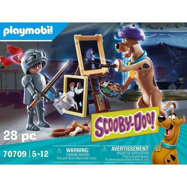 PLAYMOBIL - 70709 - SCOOBY-DOO med Dark Knight - Scooby Doo-licens - Brun - Tjej - 5 år och uppåt
