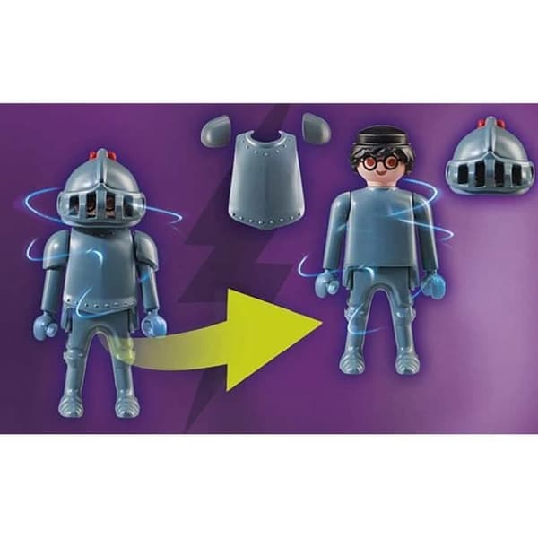 PLAYMOBIL - 70709 - SCOOBY-DOO med Dark Knight - Scooby Doo-licens - Brun - Tjej - 5 år och uppåt
