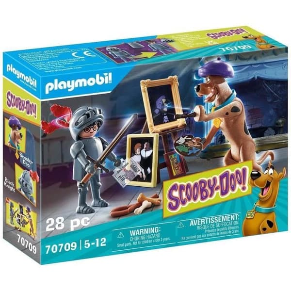 PLAYMOBIL - 70709 - SCOOBY-DOO med Dark Knight - Scooby Doo-licens - Brun - Tjej - 5 år och uppåt