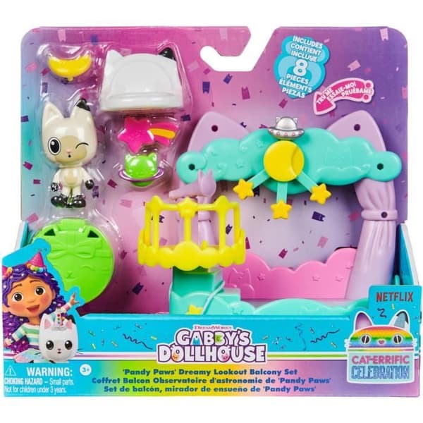SPIN MASTER PLAYSET BALCONY OBSERVATORIUM AV PANDY PAWS Gabby och det magiska huset