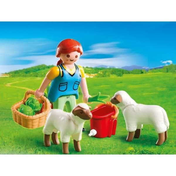 PLAYMOBIL Special Plus - Bonde med får - 1 karaktär - Tillbehör ingår