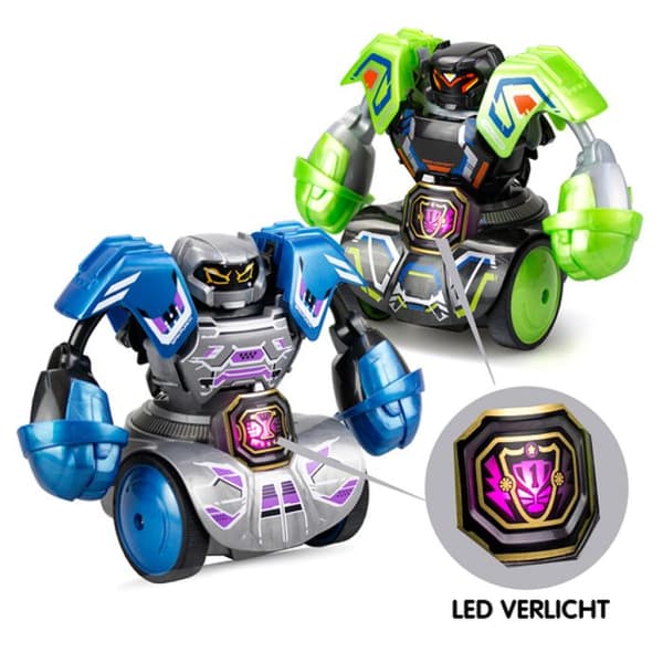 Stridsrobot - SILVERLIT - Kombat Tornado - Destruktionskapacitet - 360° attack - Set med 2 robotar