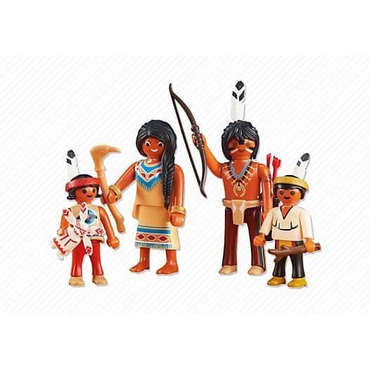 PLAYMOBIL - Indiskt par med barn - Indiskt Par Barnmodell - Blandat - Från 4 år