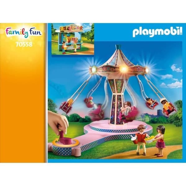 PLAYMOBIL - 70558 - Nöjespark - Flerfärgad - Unisex - Barn